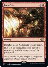 Banefire - Jumpstart 2022 - Magic: The Gathering card