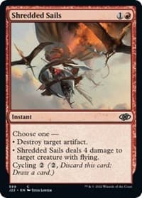 Shredded Sails - Jumpstart 2022 - Magic: The Gathering card