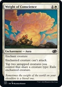 Weight of Conscience - Jumpstart 2022 - Magic: The Gathering card