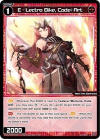 E - Lectro Bike, Code: Art - Welcome Back Diva -selector- - WIXOSS card