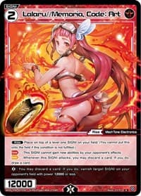 Lalaru//Memoria, Code: Art - Welcome Back Diva -selector- - WIXOSS card