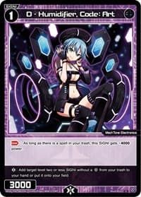 D - Humidifier, Code: Art - Welcome Back Diva -selector- - WIXOSS card