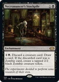 Necromancer's Stockpile - Jumpstart 2022 - Magic: The Gathering card