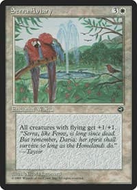 Serra Aviary - Homelands - Magic: The Gathering card