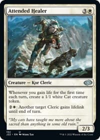 Attended Healer - Jumpstart 2022 - Magic: The Gathering card