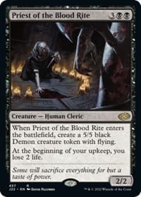 Priest of the Blood Rite - Jumpstart 2022 - Magic: The Gathering card
