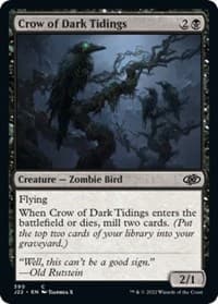 Crow of Dark Tidings - Jumpstart 2022 - Magic: The Gathering card