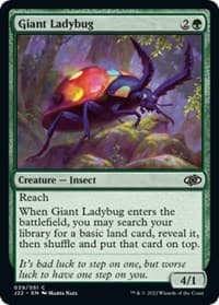 Giant Ladybug - Jumpstart 2022 - Magic: The Gathering card