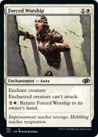 Forced Worship - Jumpstart 2022 - Magic: The Gathering card