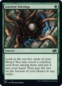 Ancient Stirrings - Jumpstart 2022 - Magic: The Gathering card