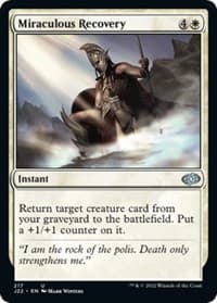 Miraculous Recovery - Jumpstart 2022 - Magic: The Gathering card