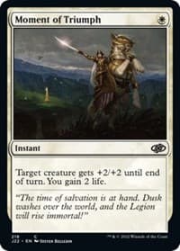 Moment of Triumph - Jumpstart 2022 - Magic: The Gathering card