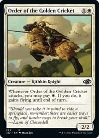 Order of the Golden Cricket - Jumpstart 2022 - Magic: The Gathering card