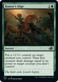 Hunter's Edge - Jumpstart 2022 - Magic: The Gathering card