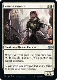 Serene Steward - Jumpstart 2022 - Magic: The Gathering card