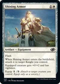 Shining Armor - Jumpstart 2022 - Magic: The Gathering card