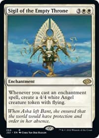 Sigil of the Empty Throne - Jumpstart 2022 - Magic: The Gathering card