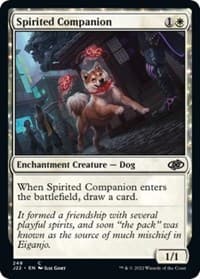 Spirited Companion - Jumpstart 2022 - Magic: The Gathering card