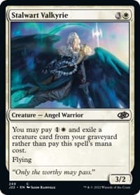 Stalwart Valkyrie - Jumpstart 2022 - Magic: The Gathering card