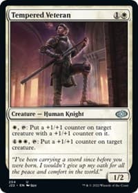 Tempered Veteran - Jumpstart 2022 - Magic: The Gathering card