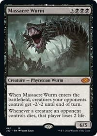 Massacre Wurm - Jumpstart 2022 - Magic: The Gathering card