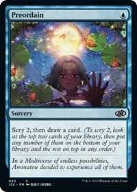 Preordain - Jumpstart 2022 - Magic: The Gathering card