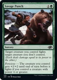 Savage Punch - Jumpstart 2022 - Magic: The Gathering card