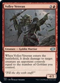 Volley Veteran - Jumpstart 2022 - Magic: The Gathering card