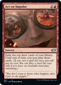 Act on Impulse - Jumpstart 2022 - Magic: The Gathering card