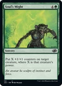 Soul's Might - Jumpstart 2022 - Magic: The Gathering card