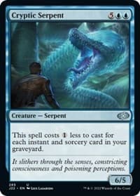 Cryptic Serpent - Jumpstart 2022 - Magic: The Gathering card