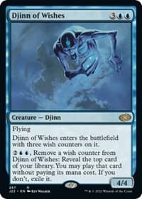 Djinn of Wishes - Jumpstart 2022 - Magic: The Gathering card