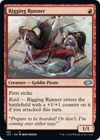 Rigging Runner - Jumpstart 2022 - Magic: The Gathering card
