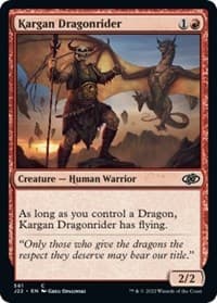 Kargan Dragonrider - Jumpstart 2022 - Magic: The Gathering card