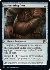 Adventuring Gear - Jumpstart 2022 - Magic: The Gathering card