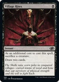 Village Rites - Jumpstart 2022 - Magic: The Gathering card