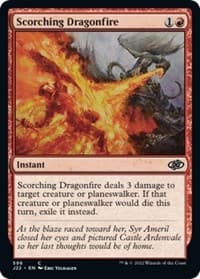 Scorching Dragonfire - Jumpstart 2022 - Magic: The Gathering card