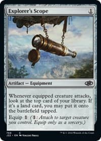 Explorer's Scope - Jumpstart 2022 - Magic: The Gathering card