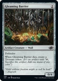Gleaming Barrier - Jumpstart 2022 - Magic: The Gathering card