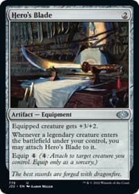 Hero's Blade - Jumpstart 2022 - Magic: The Gathering card