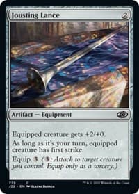 Jousting Lance - Jumpstart 2022 - Magic: The Gathering card