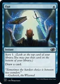 Opt - Jumpstart 2022 - Magic: The Gathering card