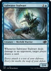 Saltwater Stalwart - Jumpstart 2022 - Magic: The Gathering card
