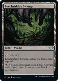 Leechridden Swamp - Jumpstart 2022 - Magic: The Gathering card