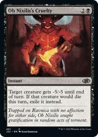Ob Nixilis's Cruelty - Jumpstart 2022 - Magic: The Gathering card