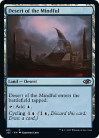 Desert of the Mindful - Jumpstart 2022 - Magic: The Gathering card