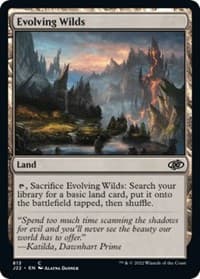 Evolving Wilds - Jumpstart 2022 - Magic: The Gathering card