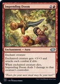 Impending Doom - Jumpstart 2022 - Magic: The Gathering card