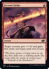 Fervent Strike - Jumpstart 2022 - Magic: The Gathering card