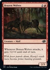 Brazen Wolves - Jumpstart 2022 - Magic: The Gathering card